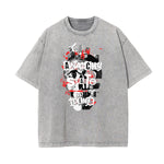 Stone Wash Abstract Art Pattern T Shirt