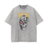 Stone Wash Abstract Art Pattern T Shirt