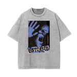 Stone Wash Abstract Art Pattern T Shirt