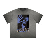 Vintage Frayed Abstract Art Pattern Tee