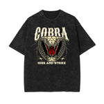 Washed Snake Graphic Cotton Tee