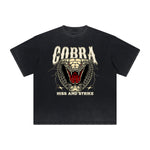 Vintage Frayed Snake Pattern Tee