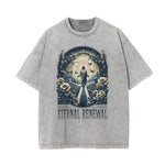 Washed Jesus Graphic Cotton Tee