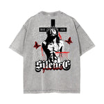Washed Jesus Graphic Cotton Tee