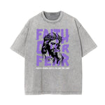 Washed Jesus Graphic Cotton Tee