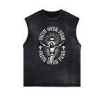 Frayed Edge Jesus Graphic Tank Top