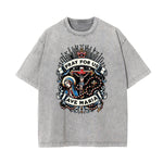 Washed Jesus Graphic Cotton Tee