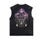 Frayed Edge Jesus Graphic Tank Top