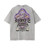 Washed Jesus Graphic Cotton Tee