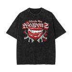 Washed Red Lips Graphic Cotton Tee