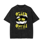 Washed Red Lips Graphic Cotton Tee