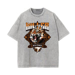 Washed Tiger Graphic Cotton Tee