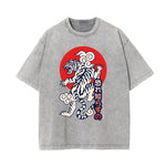 Washed Tiger Graphic Cotton Tee
