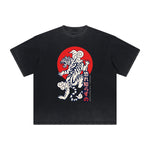 Thick Faded Tiger Graphic T Shirt