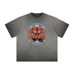 Vintage Frayed Tiger Pattern Tee