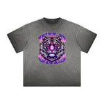 Vintage Frayed Tiger Pattern Tee