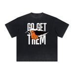 Thick Faded Tiger Graphic T Shirt