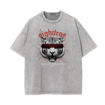 Washed Tiger Graphic Cotton Tee