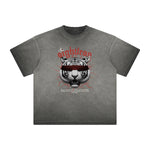 Vintage Frayed Tiger Pattern Tee