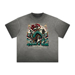 Vintage Frayed Holiday Pattern Tee