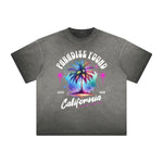 Vintage Frayed Holiday Pattern Tee