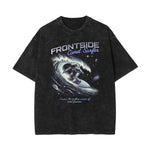 Stone Wash Holiday Pattern T Shirt