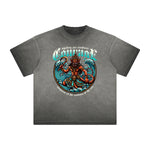 Vintage Frayed Holiday Pattern Tee