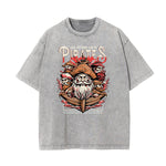 Washed Holiday Graphic Cotton Tee