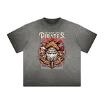 Vintage Frayed Holiday Pattern Tee