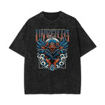 Stone Wash Holiday Pattern T Shirt