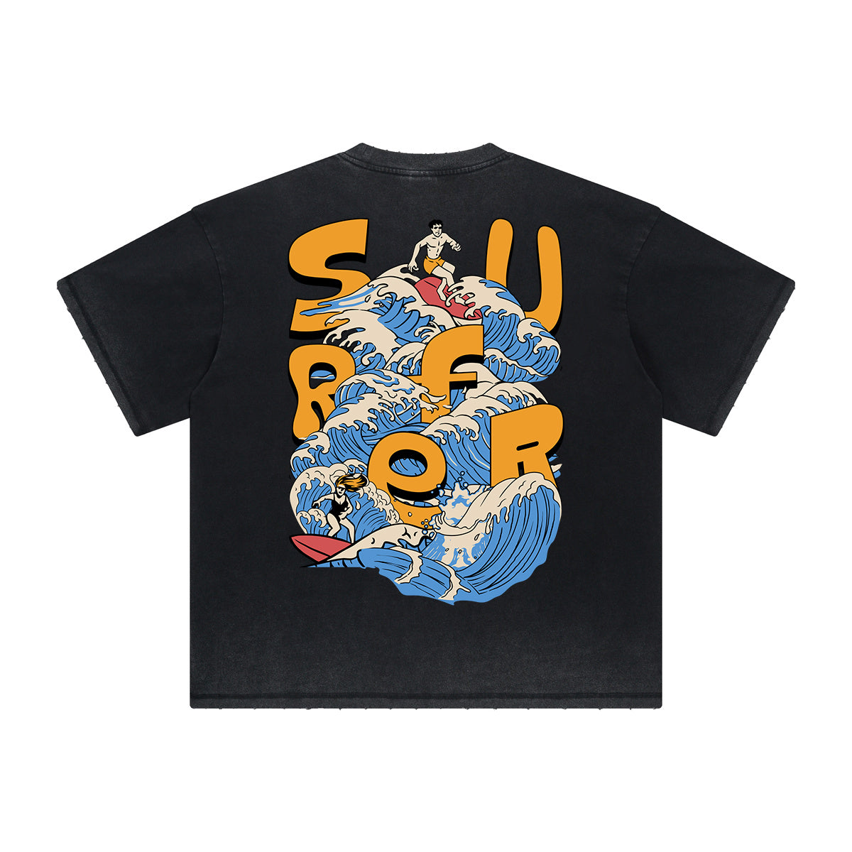 Thick Faded Holiday Graphic T Shirt