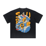 Thick Faded Holiday Graphic T Shirt