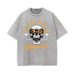 Washed Holiday Graphic Cotton Tee