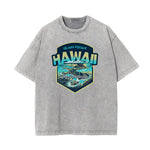 Washed Holiday Graphic Cotton Tee