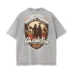 Washed Holiday Graphic Cotton Tee