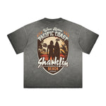 Vintage Frayed Holiday Pattern Tee