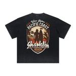 Thick Faded Holiday Graphic T Shirt