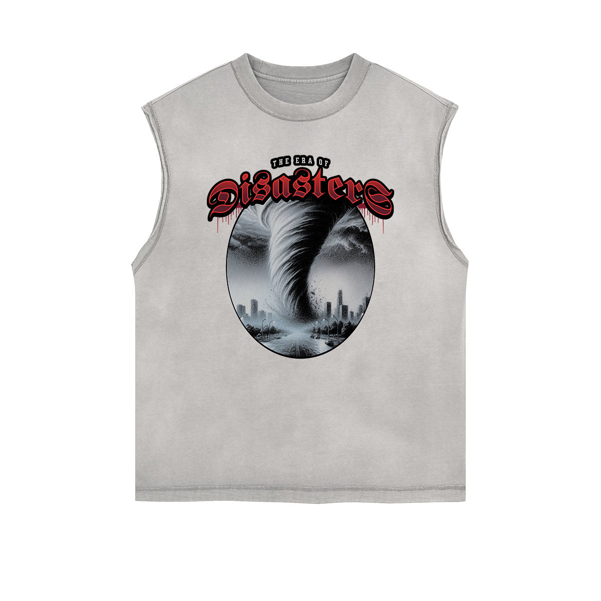 Frayed Edge Holiday Graphic Tank Top