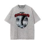 Washed Holiday Graphic Cotton Tee