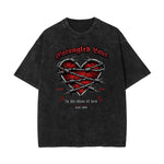 Washed Gothic Graphic Cotton Tee