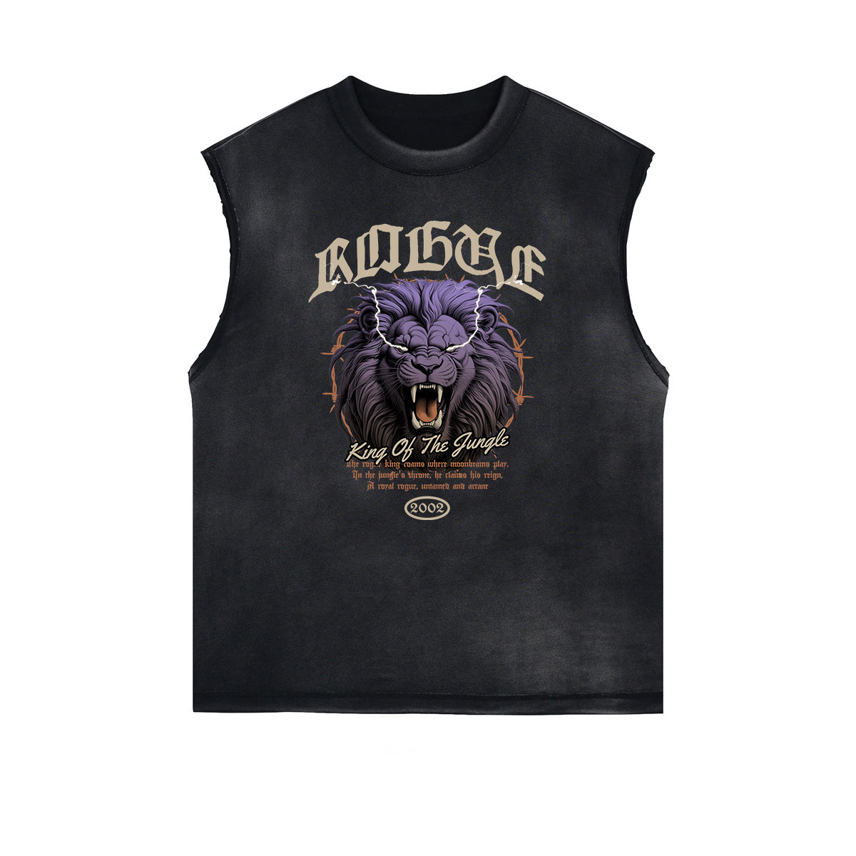 Frayed Edge Gothic Graphic Tank Top