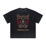 Thick Faded Gothic Graphic T Shirt