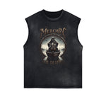 Frayed Edge Gothic Graphic Tank Top