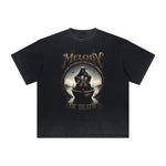 Thick Faded Gothic Graphic T Shirt