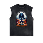 Frayed Edge Gothic Graphic Tank Top