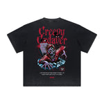 Thick Faded Gothic Graphic T Shirt