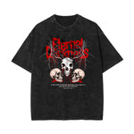 Washed Gothic Graphic Cotton Tee