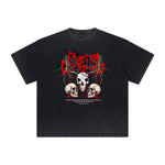 Thick Faded Gothic Graphic T Shirt
