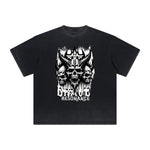 Thick Faded Gothic Graphic T Shirt