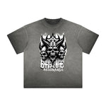 Vintage Frayed Gothic Pattern Tee